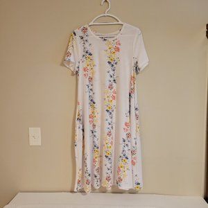 LuLaRoe Vertical Floral Jessie Floral Dress